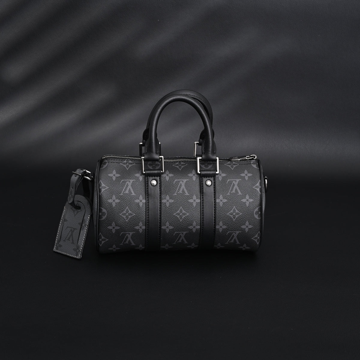 Louis Vuitton Keepall Bandoulière 50 – Monogram Eclipse Canvas Travel Bag
