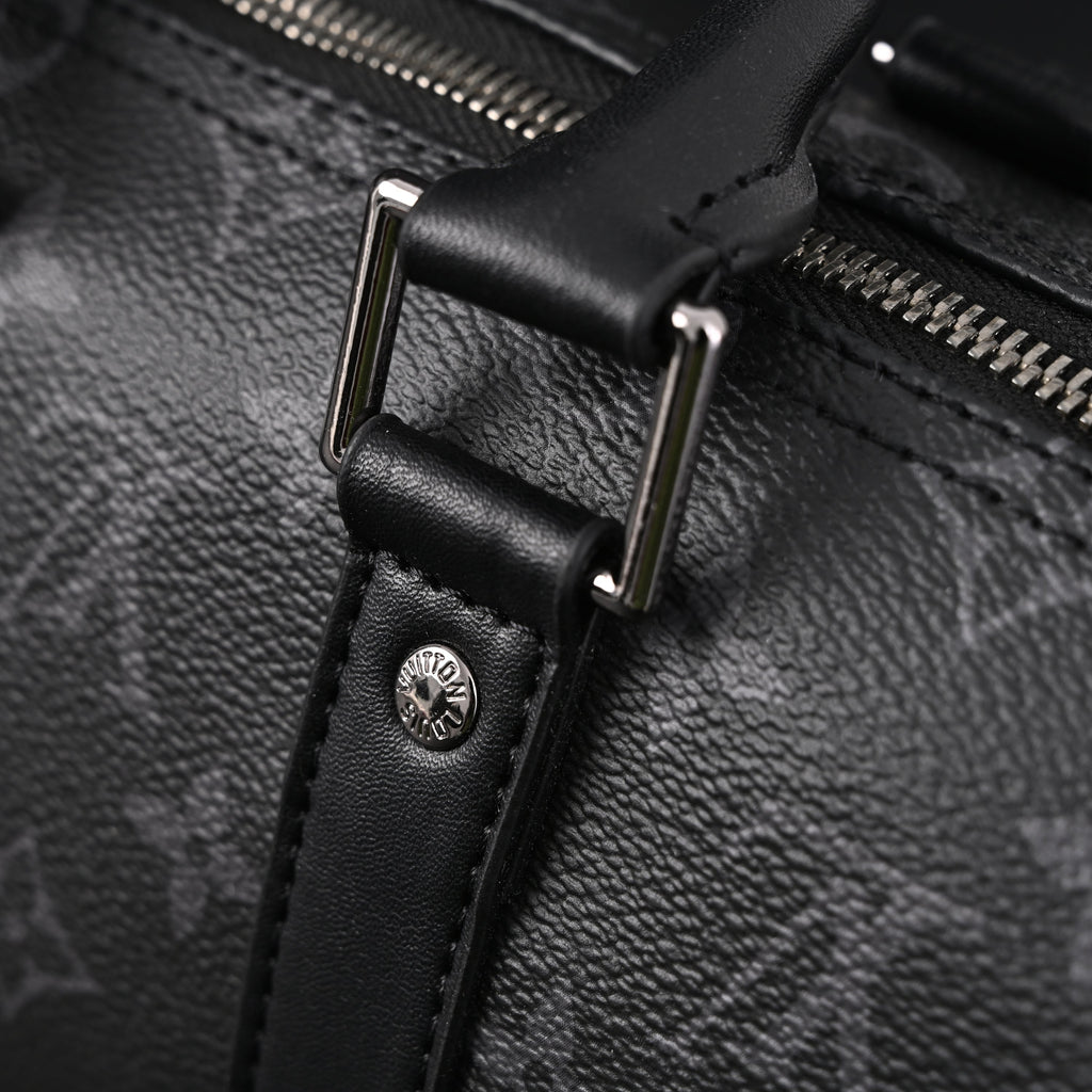 Louis Vuitton Keepall Bandoulière 50 – Monogram Eclipse Canvas Travel Bag