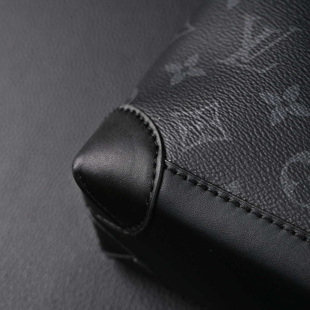 Louis Vuitton Soft Trunk Messenger – Monogram Eclipse Canvas with Silver Chain Handbag