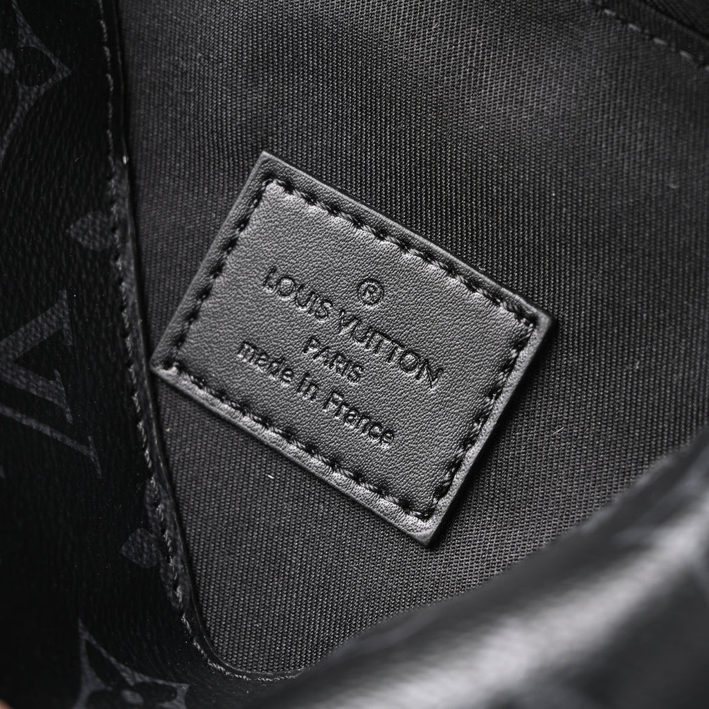Louis Vuitton Soft Trunk Messenger – Monogram Eclipse Canvas with Silver Chain Handbag