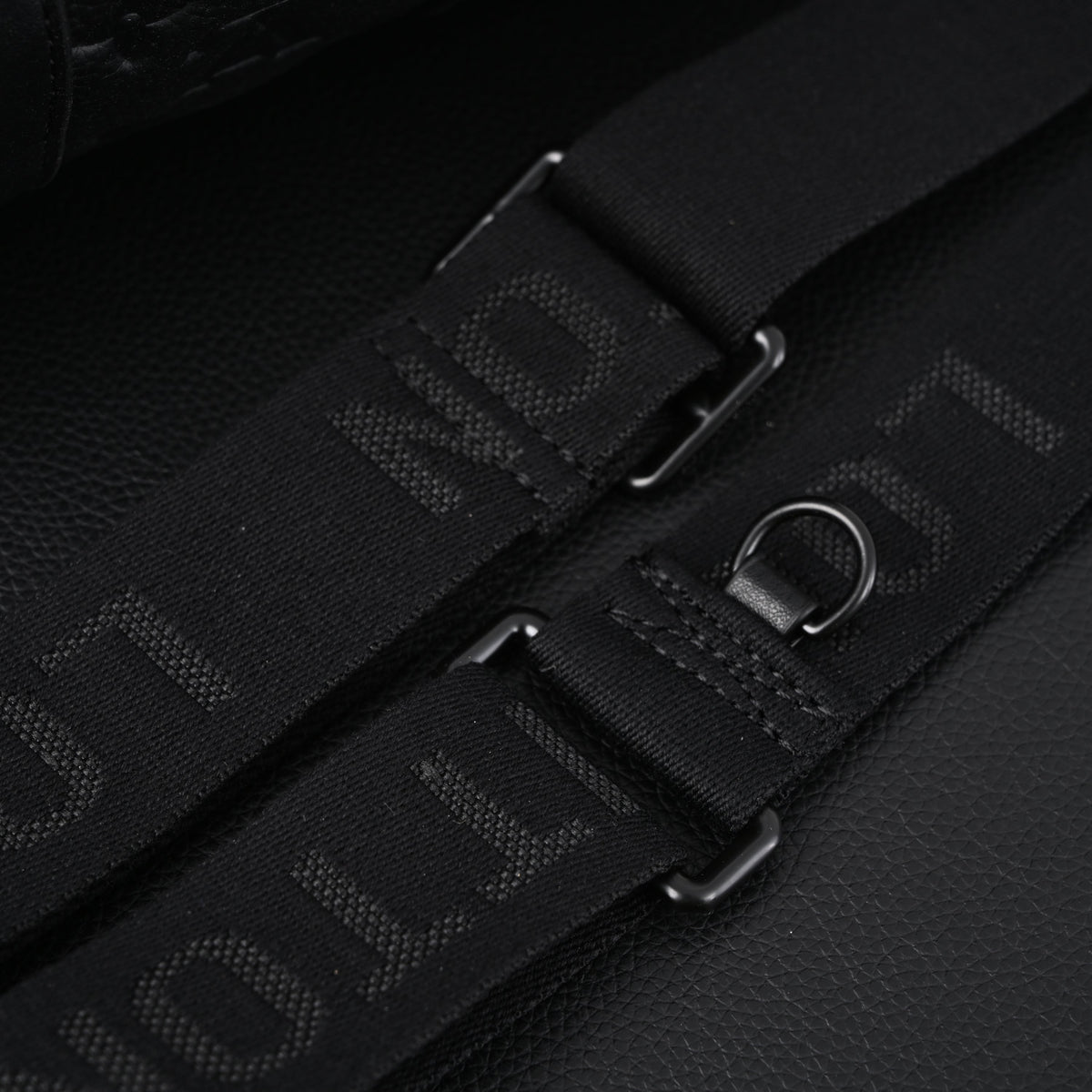 Louis Vuitton Keepall Bandoulière 50 – Monogram Shadow Black Leather Travel Bag