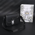 Dior Saddle Crossbody Bag – Black Grained Calfskin with Silver-Tone Hardware - Black with Silver-Tone Hardware