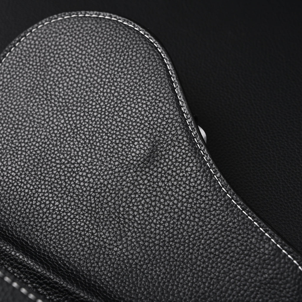 Dior Saddle Crossbody Bag – Black Grained Calfskin with Silver-Tone Hardware - Black with Silver-Tone Hardware