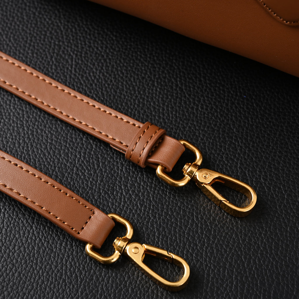 Miu Miu Leather Top Handle Satchel – Caramel Brown Satchel Bag