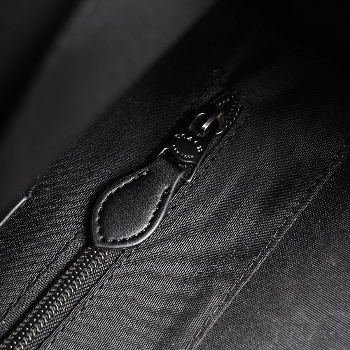 Coach Men's Leather Backpack – Black Signature Canvas