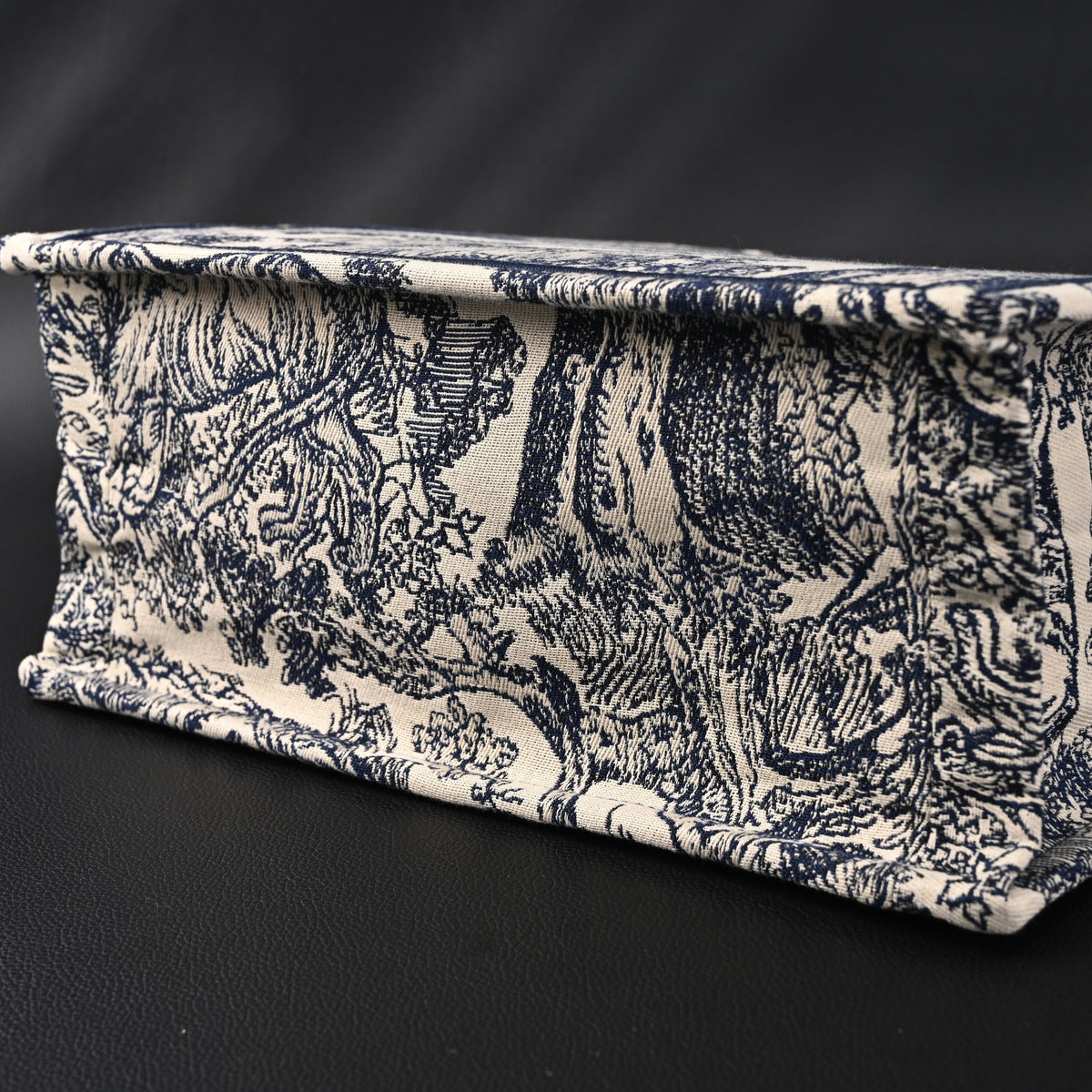 Dior Book Tote Bag – Blue Toile De Jouy Embroidery - Blue with Toile De Jouy Pattern