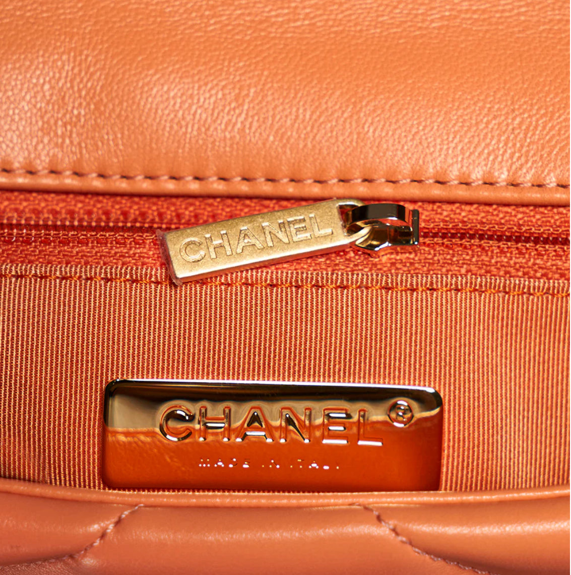 Chanel 19 Flap Bag Orange