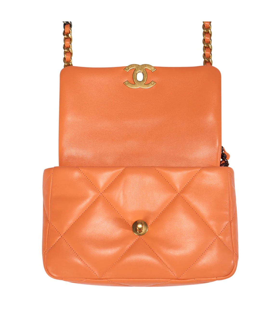 Chanel 19 Flap Bag Orange