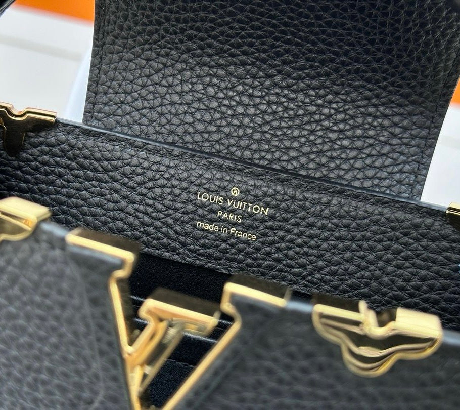 LV Capucines Mini Black Handbag