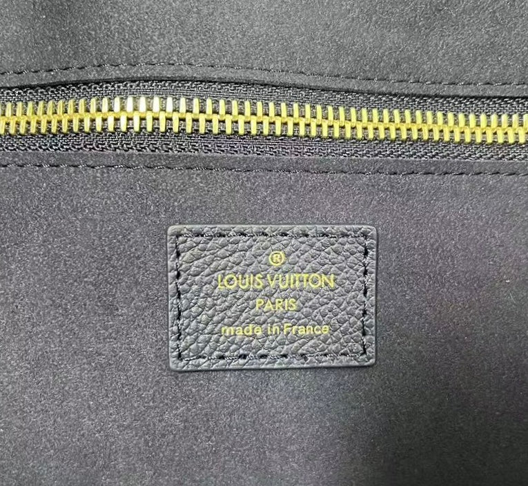 Louis Vuitton Neverfull MM Navy Blue Tote Bag