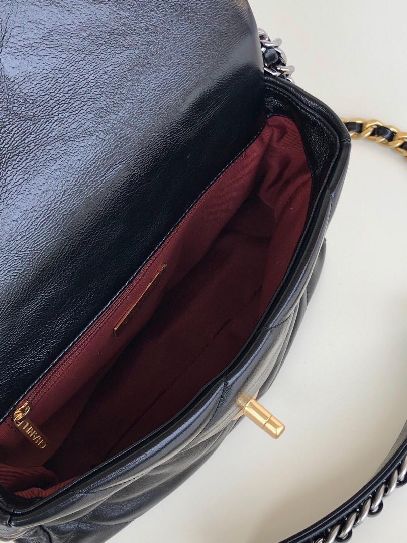 Chanel 19 Large Flap Bag Black