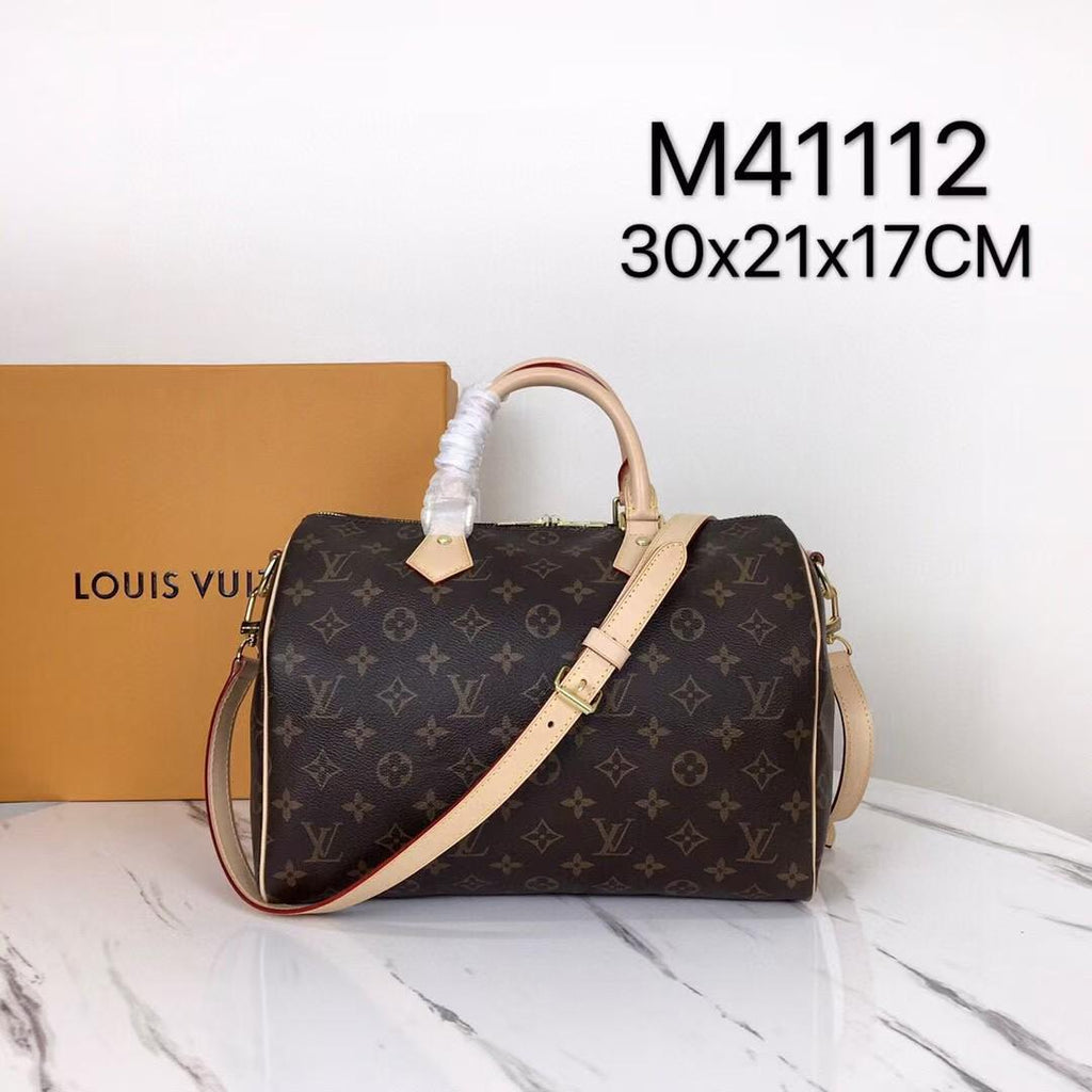 Louis Vuitton Monogram Speedy 30 Bag - Brown Monogram