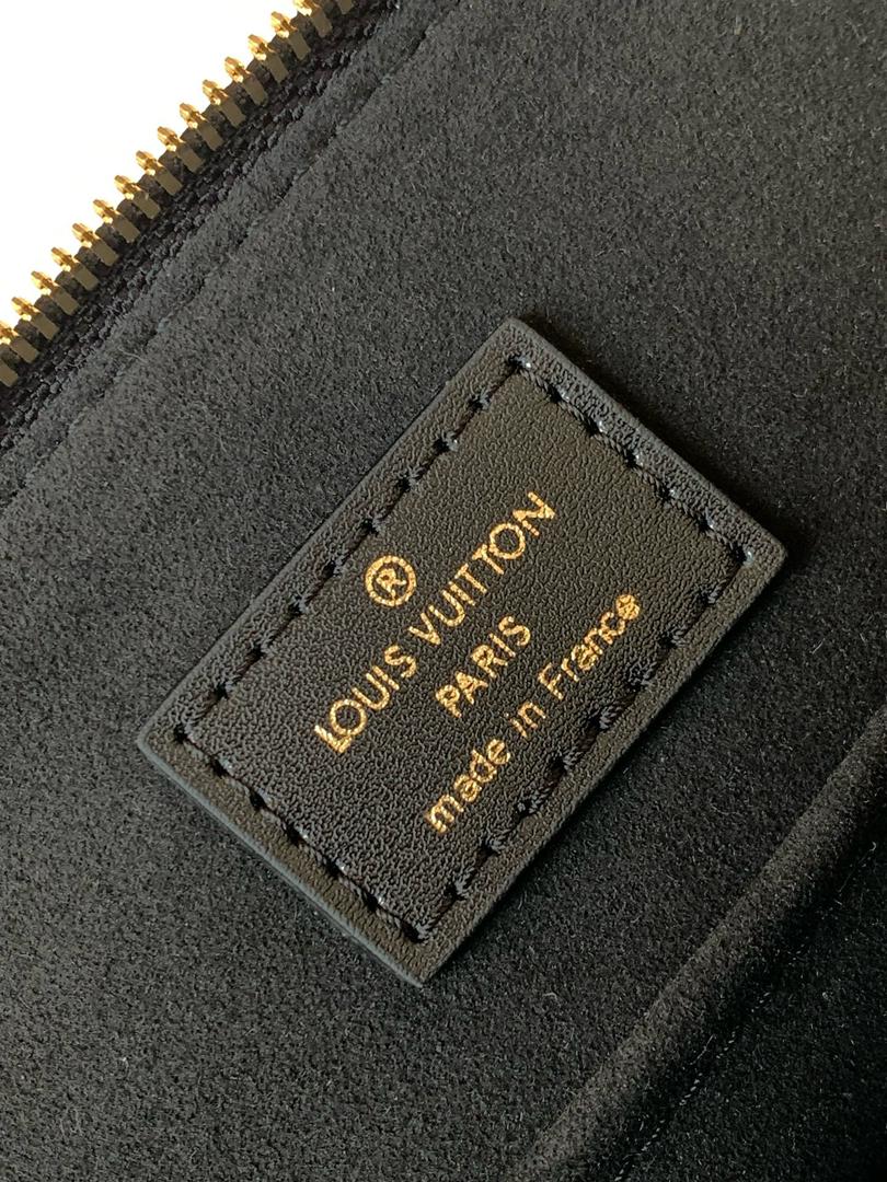 Louis Vuitton Alma BB Monogram Ink Handbag - Black