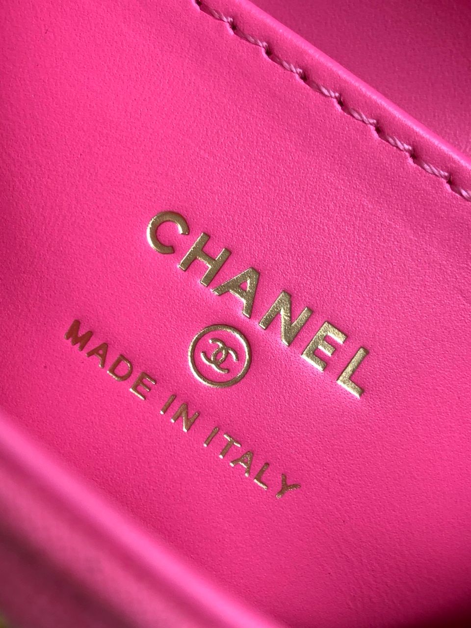 Chanel Mini Nano Jersey Kelly Handbag - Pink