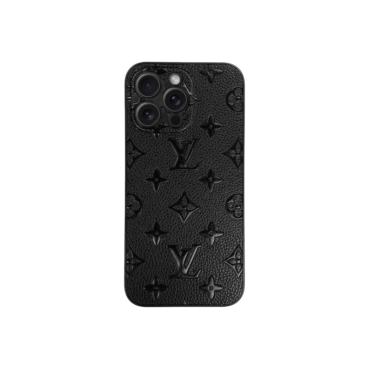 Black LV Custom Side iPhone Case