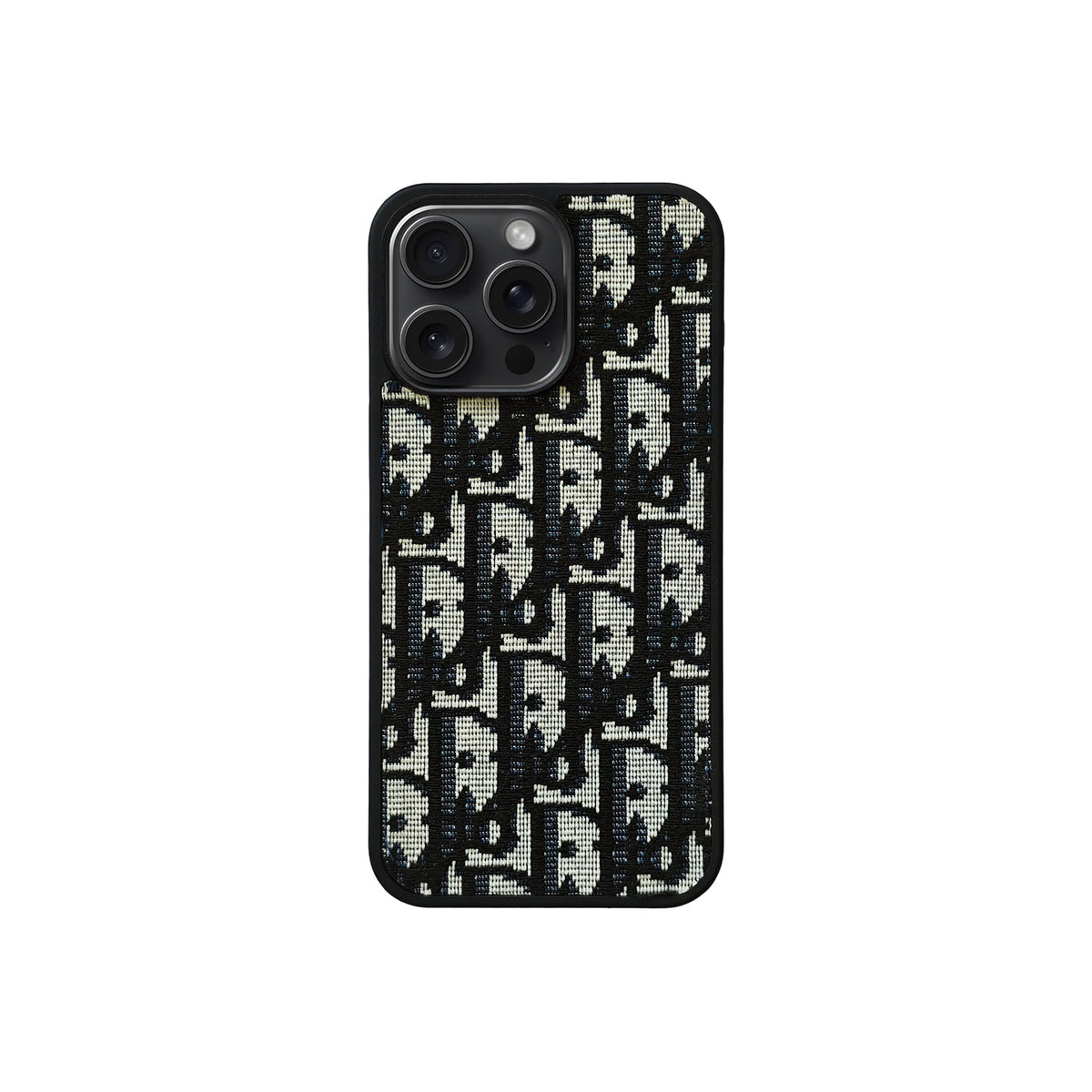 CD Black Monogram iPhone Case