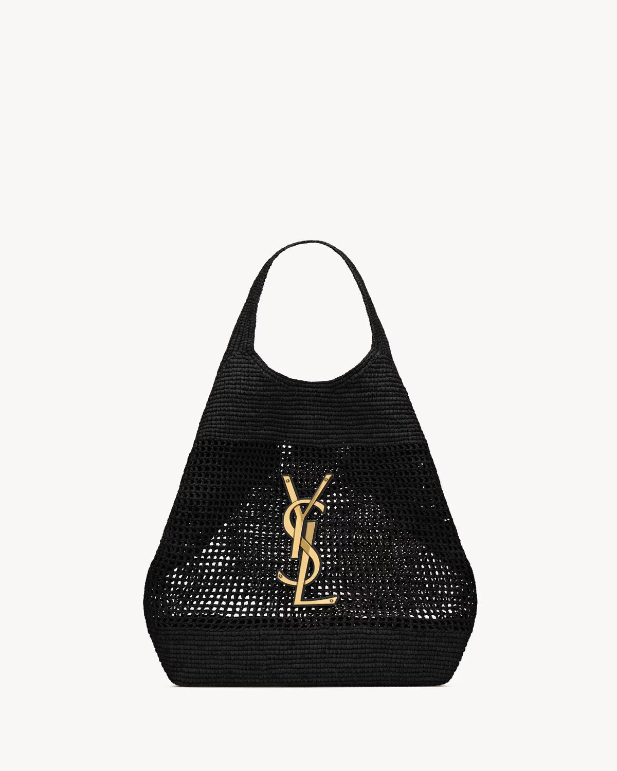 YSL - Icare in Raffia Handbag