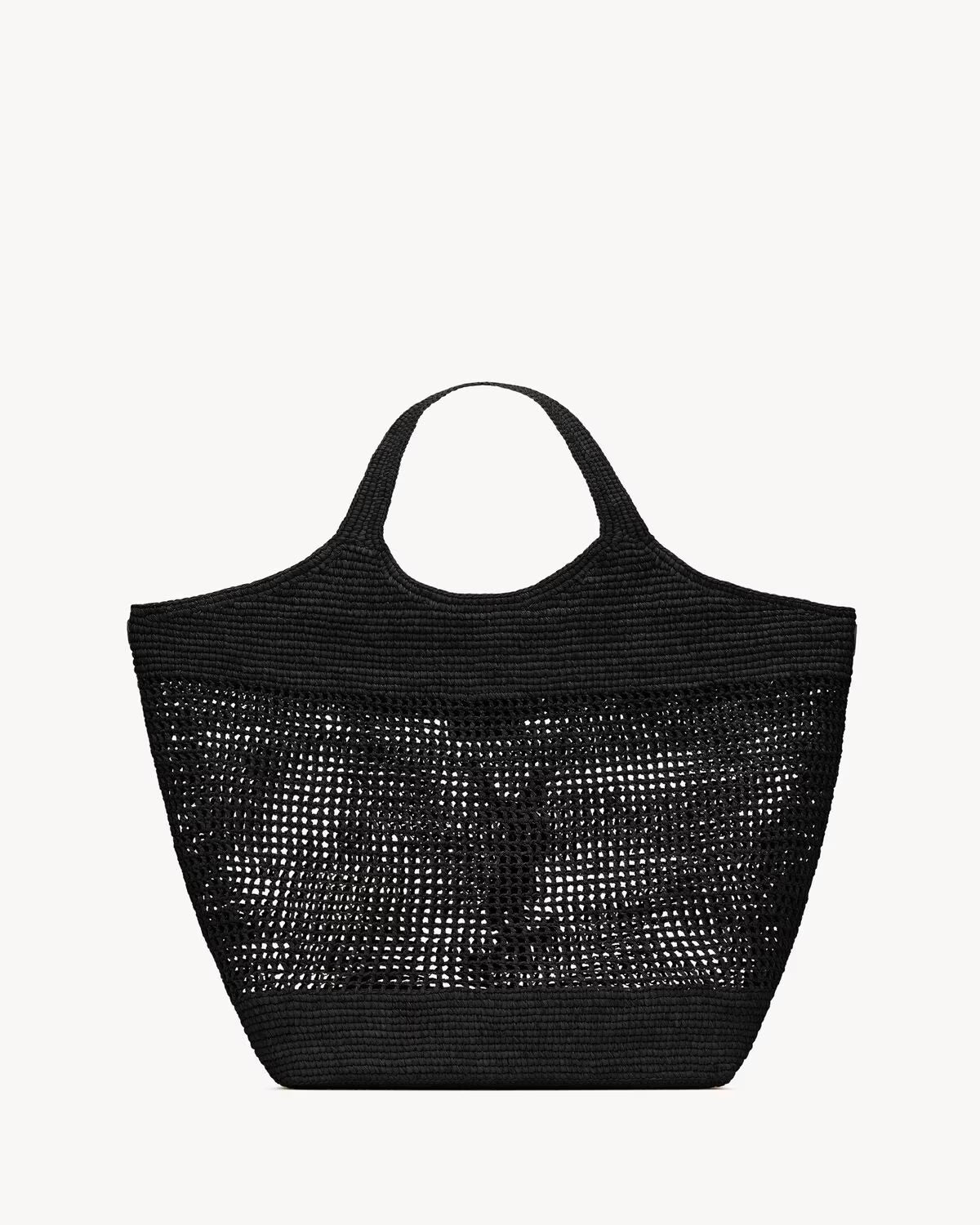 YSL - Icare in Raffia Handbag