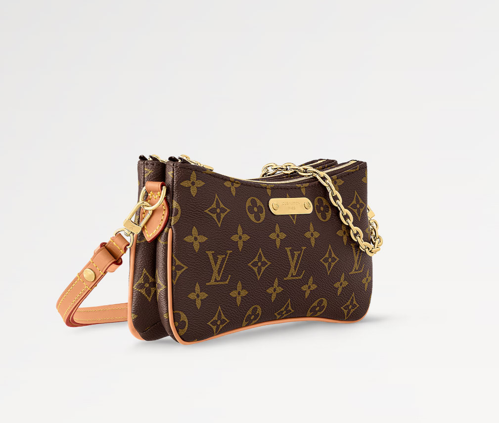 Louis Vuitton Liv Pochette Coated Canvas