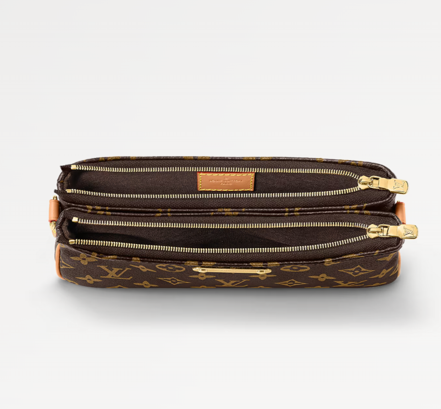 Louis Vuitton Liv Pochette Coated Canvas