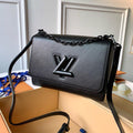 Louis Vuitton Twist MM Black Handbag