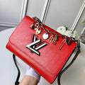 Louis Vuitton Twist MM Handbag - Red
