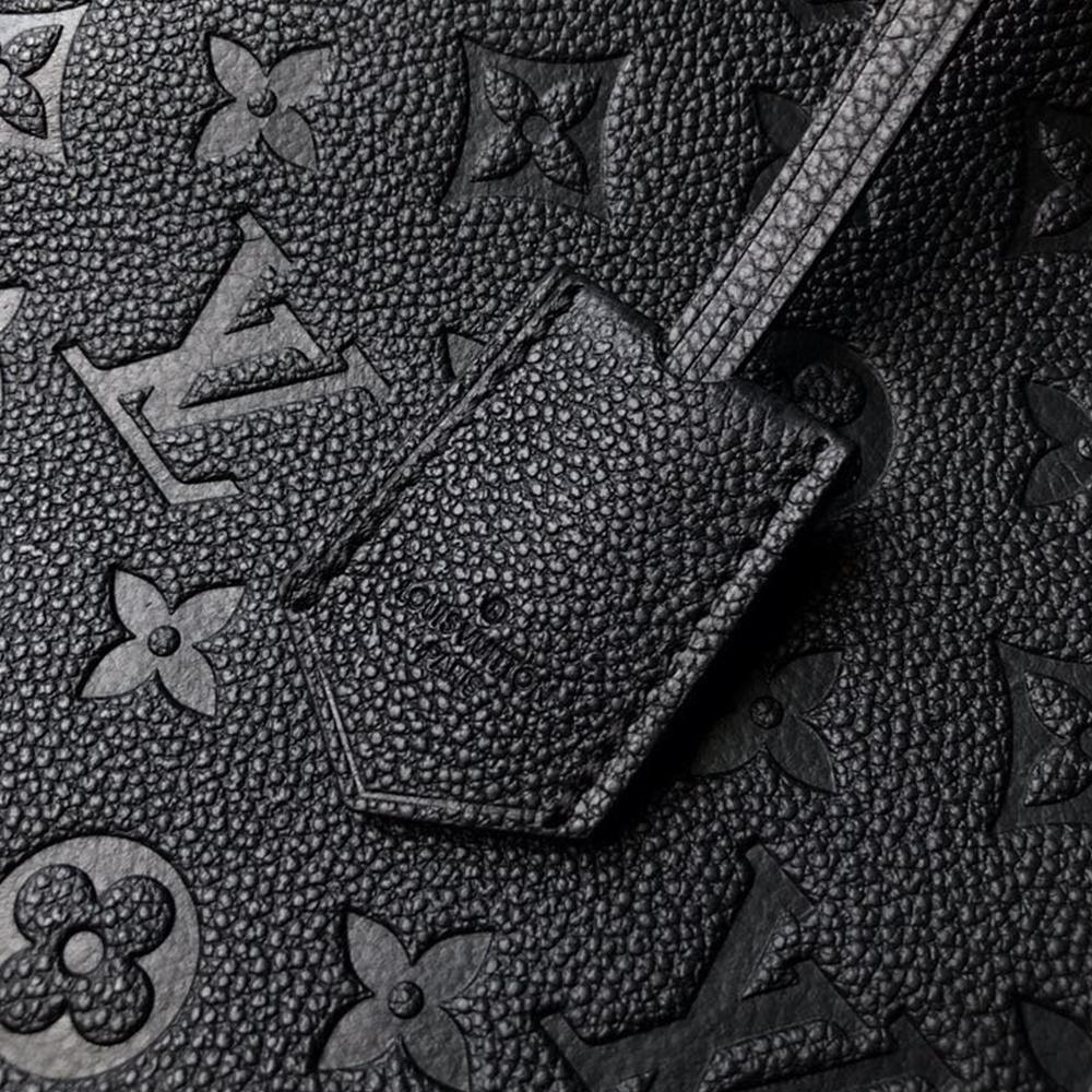 LV Montaigne MM Black Handbag