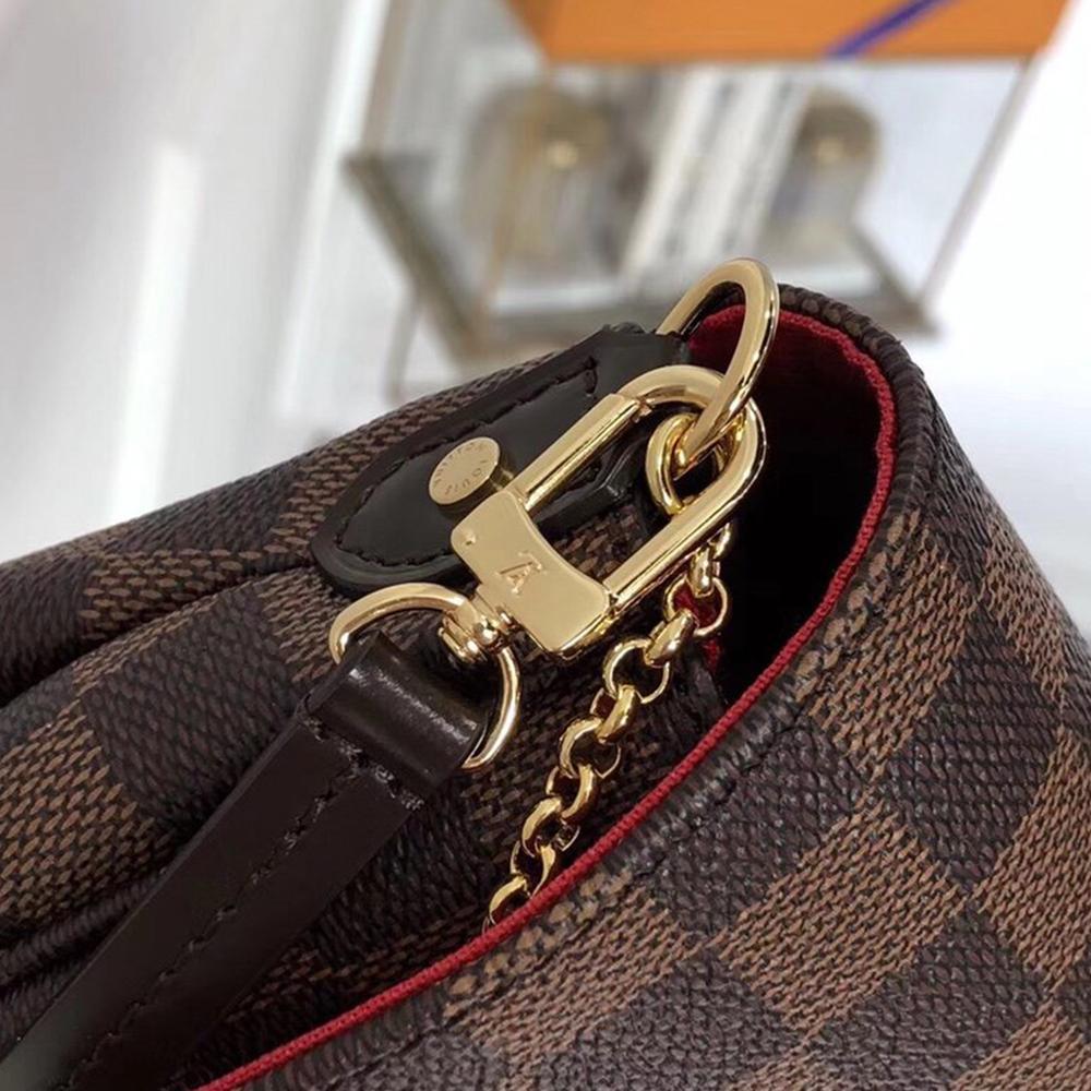 LV Favorite MM Damier Ebene Shoulder Bag