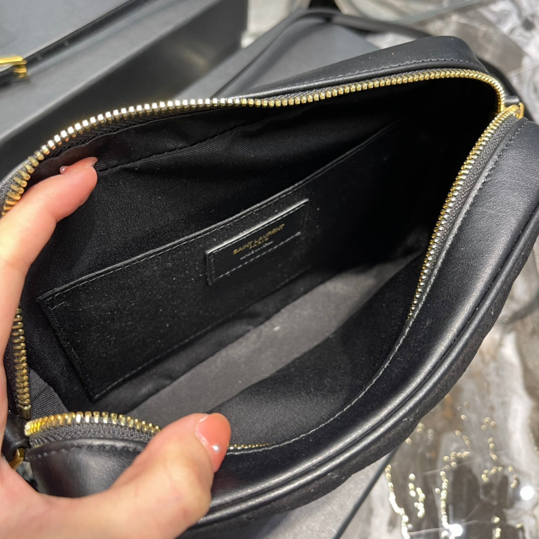 YSL Loulou Camera Bag 23cm 07 - Black