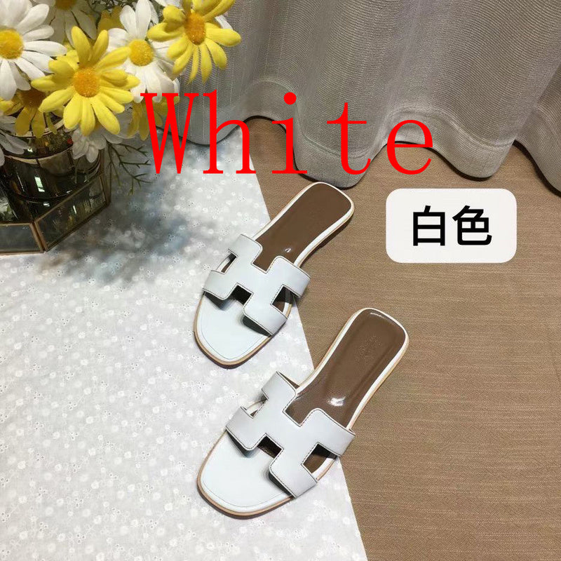 MJHS03 Women's Leather Slippers