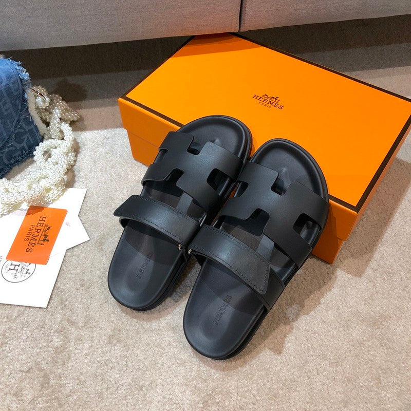 MJHS1 Unisex Leather Slippers