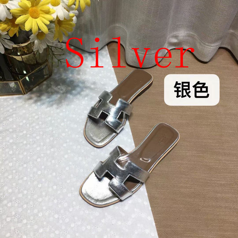 MJHS03 Women's Leather Slippers