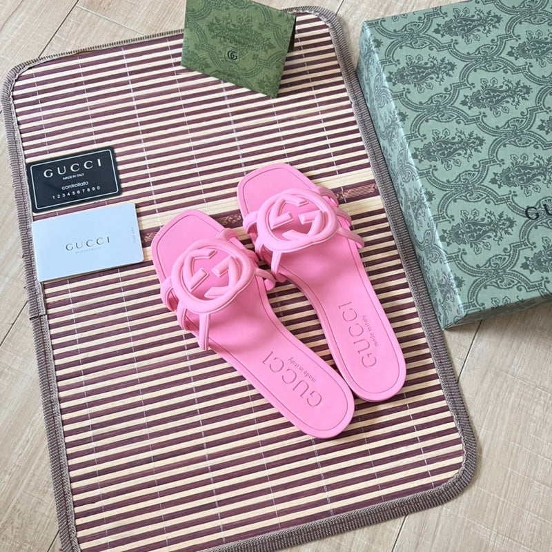 MJGS71 Women's Leather Slippers