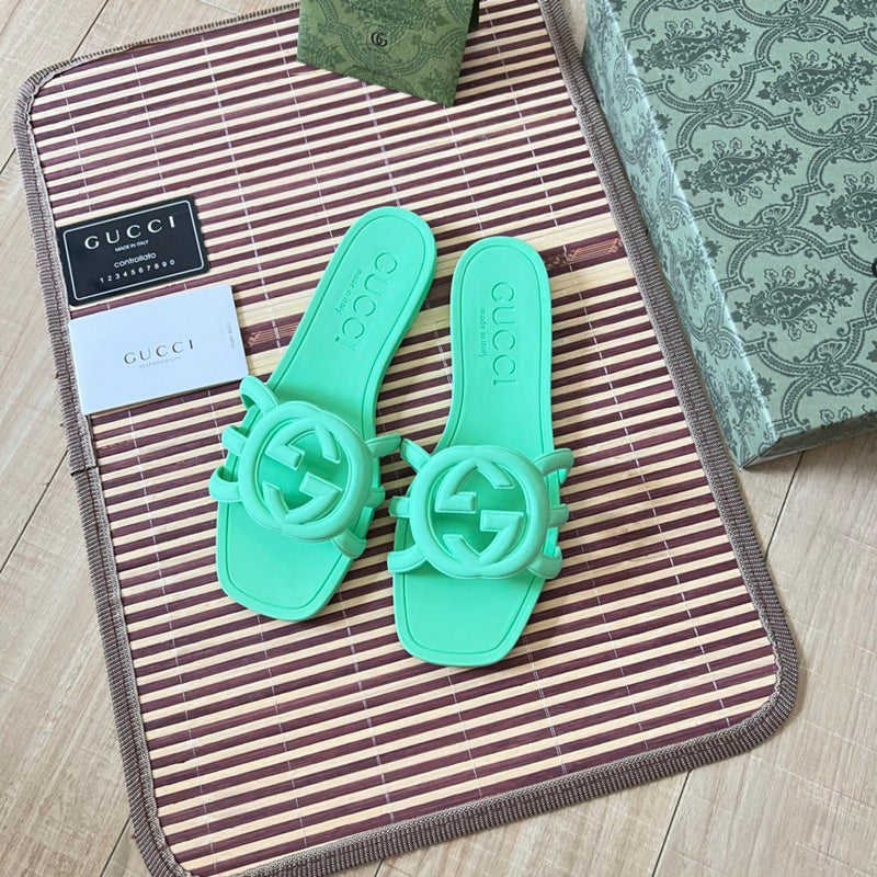 MJGS71 Women's Leather Slippers