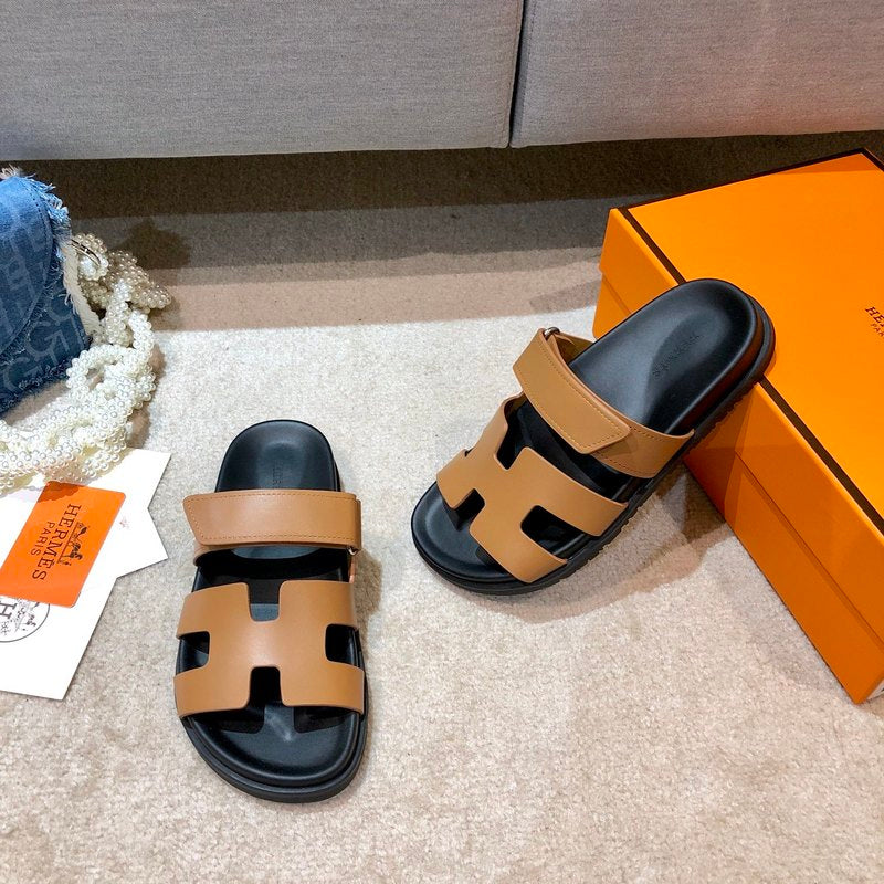 MJHS1 Unisex Leather Slippers
