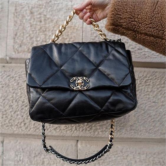 Chanel 19 Bag 30cm - Black