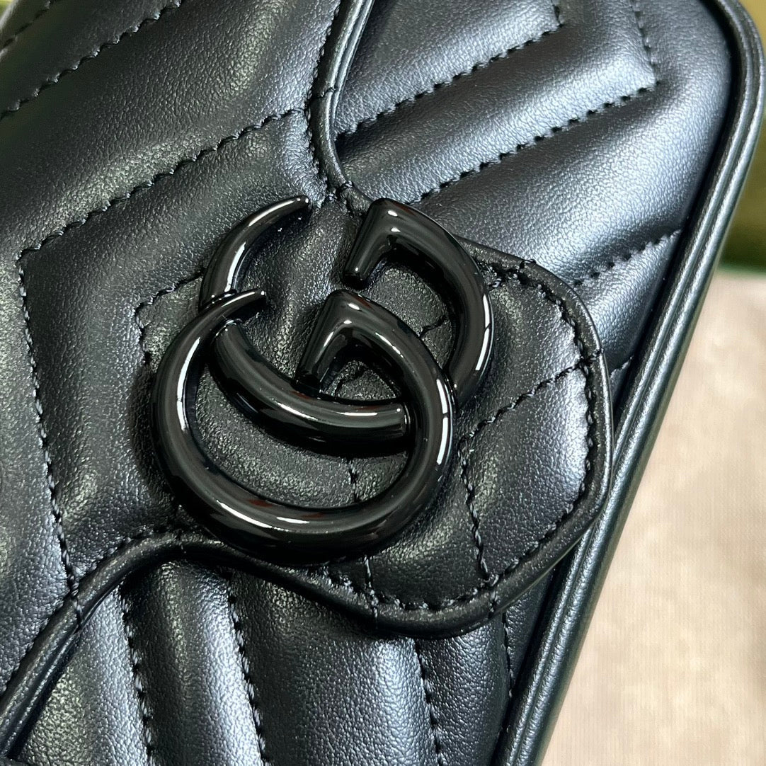 Gucci GG Marmont Belt Bag in Black 476433