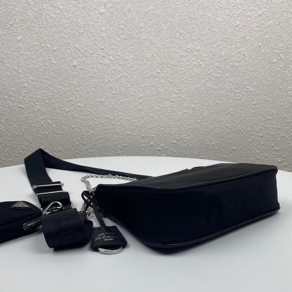 Prada Re-Edition 2005 Re Nylon Bag - Black