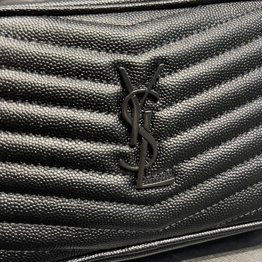 YSL Loulou Mini Camera Bag 18cm Black