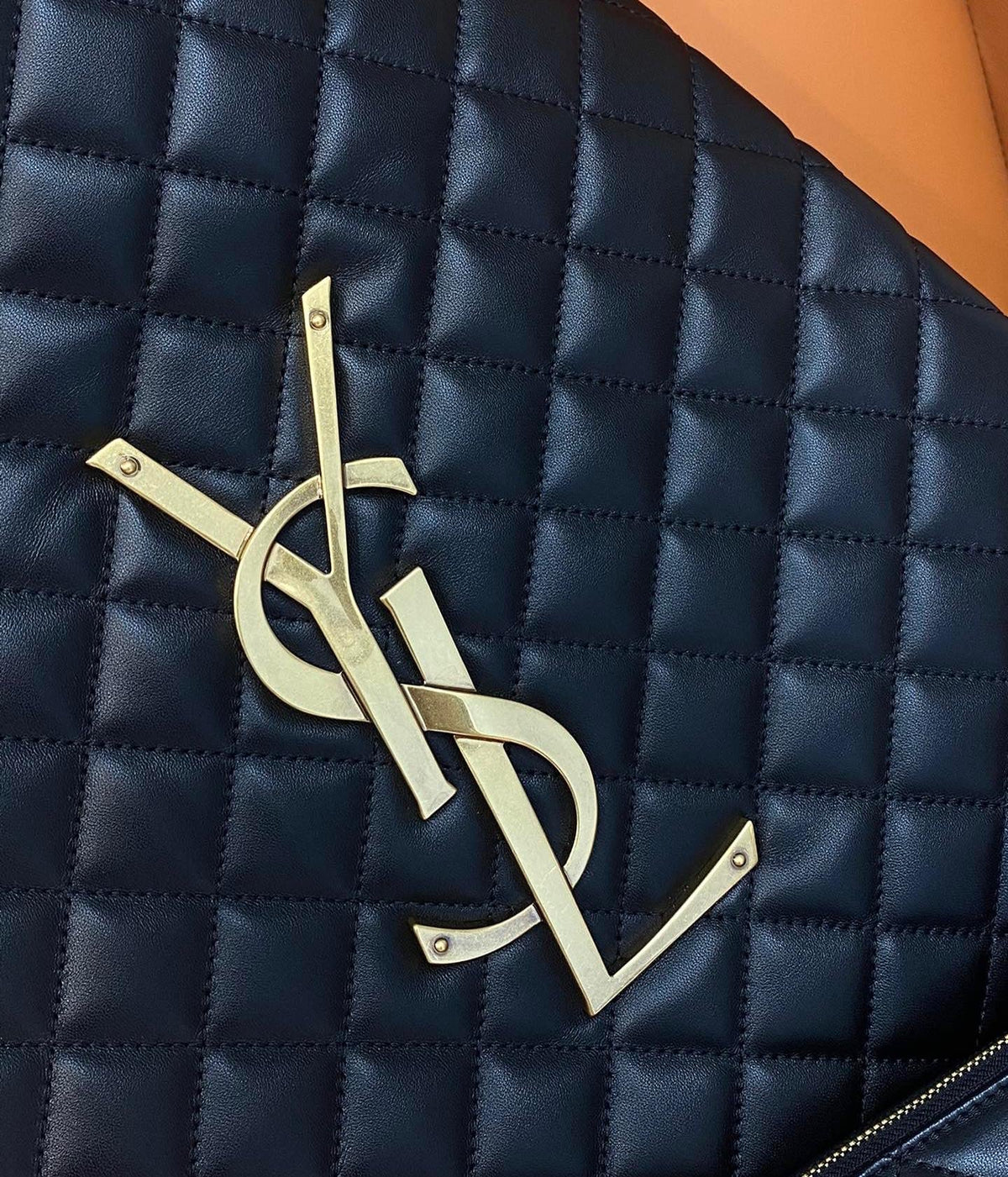 Saint Laurent Icare Extra Large Embellished Quilted Leather Tote - Black