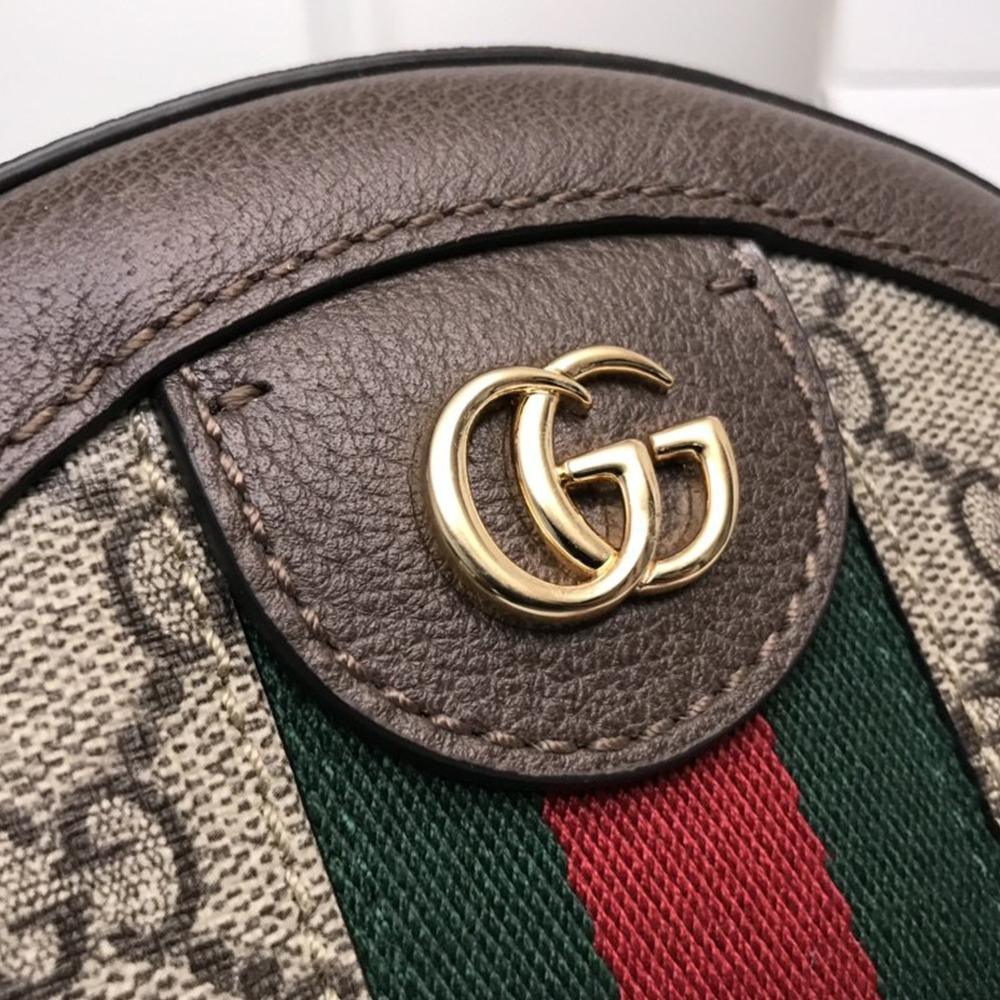 Gucci Ophidia Mini GG Round Shoulder Bag