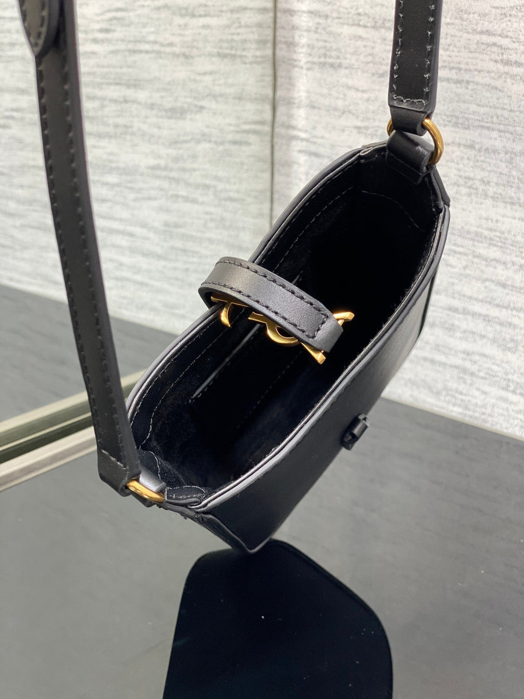 YSL Le 5 a 7 Mini Black Bag