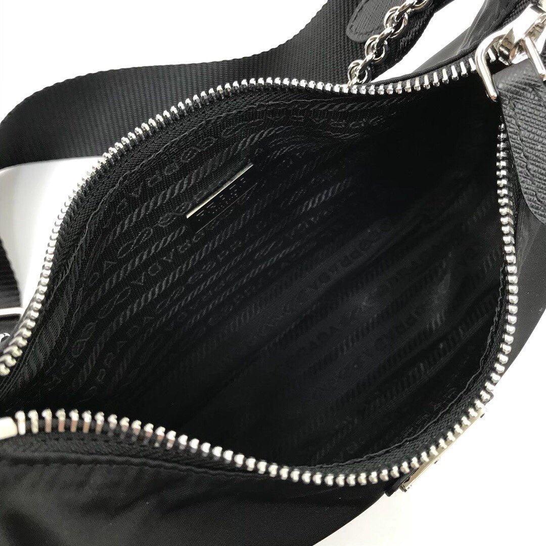 Prada Re-Edition 2005 Re Nylon Bag - Black