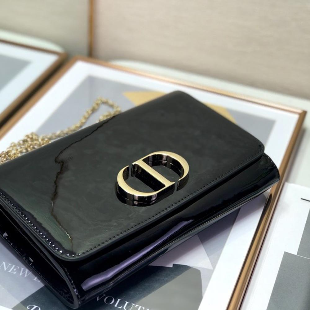 Dior 30 Montaigne Pouch - Black