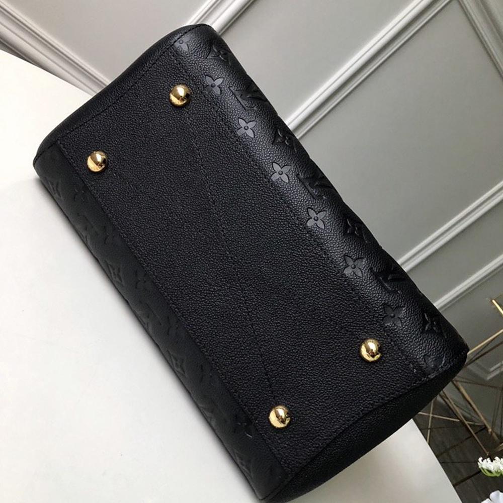 LV Montaigne MM Black Handbag