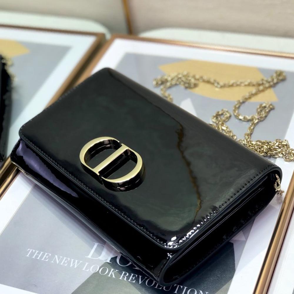 Dior 30 Montaigne Pouch - Black