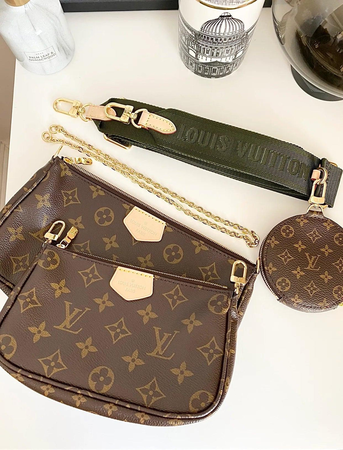 Multi Pochette Accessoires Monogram Canvas - Khaki