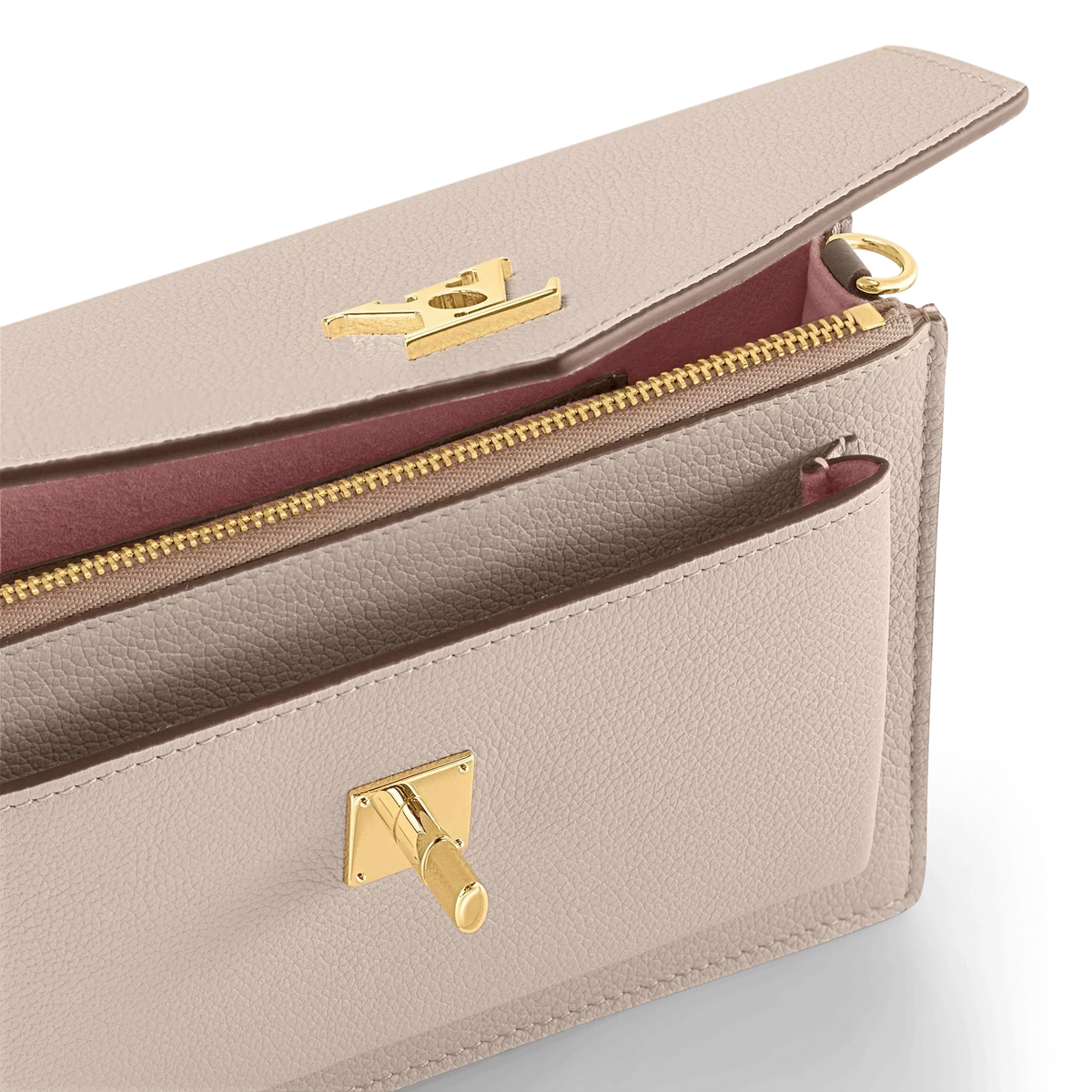 LV MyLockme Chain Pochette - Greige Beige