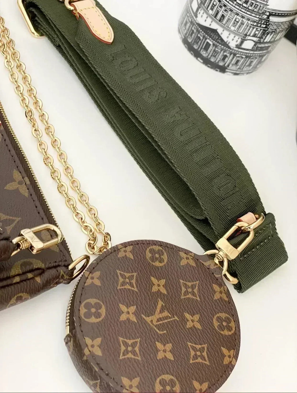 Multi Pochette Accessoires Monogram Canvas - Khaki