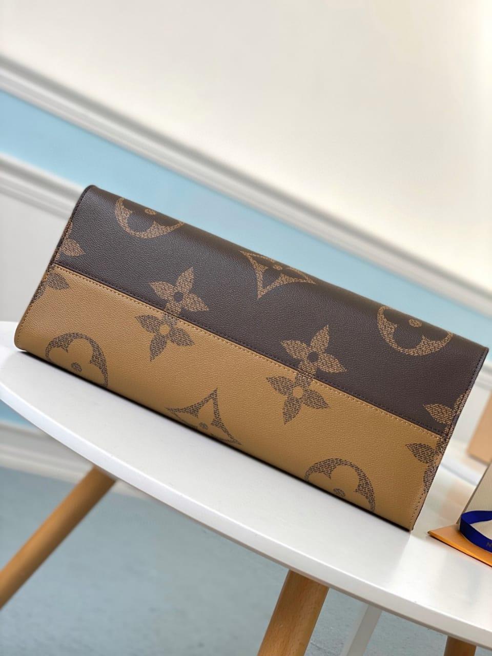 Louis Vuitton On the Go GM Tote Bag - Brown